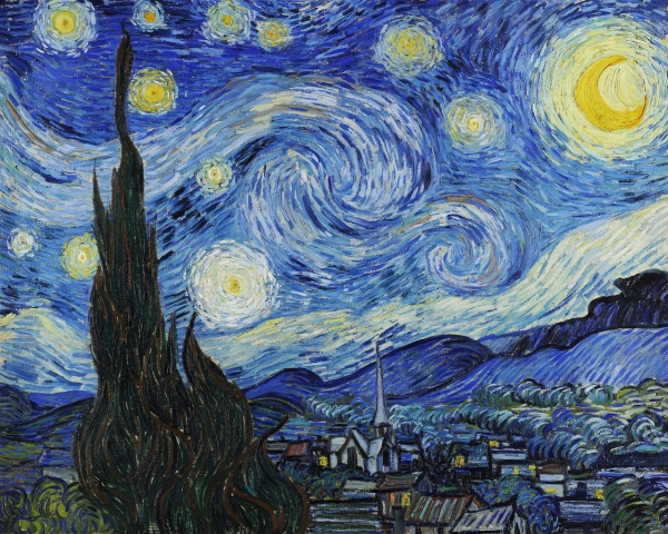 인상주의 화가 중 한 명인 고흐의 작품 '별이 빛나는 밤'. 출처: pixabay