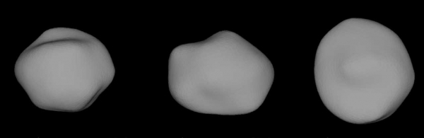 소행성 파에톤의 3D 형상 모형. 출처: 한국천문연구원