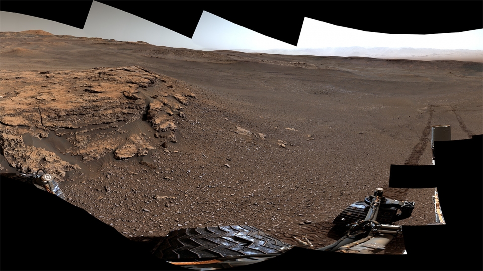 Teal Ridge. 출처: NASA, JPL-Caltech, MSSS, Curiosity Mars Rover