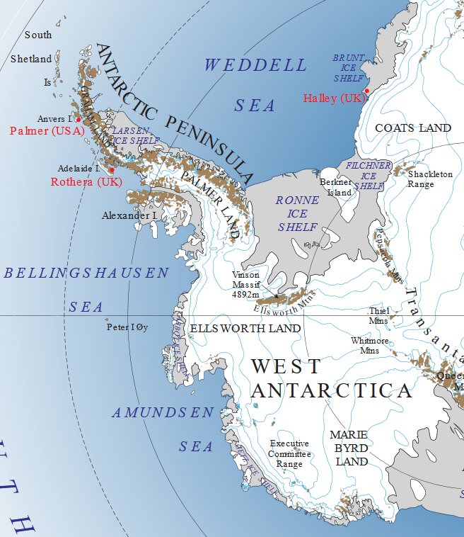 남극 반도. 출처: Wikimedia Commons