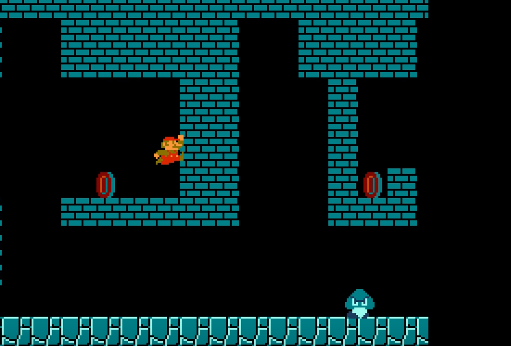 슈퍼마리오(Super Mario Bros) 레벨 2에는 악명 높은 벽, 문제해결 못하는 AI. 출처:유튜브/suckerpinch