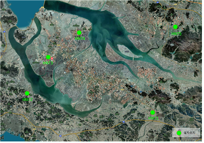 KIGAM이 설치한 5개 임시 지진관측소 위치도 (HNT3는 진원 상부 관측소. 출처: KIGAM