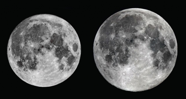 4월 27일 올해 가장 큰 보름달. 출처: 한국천문연구원